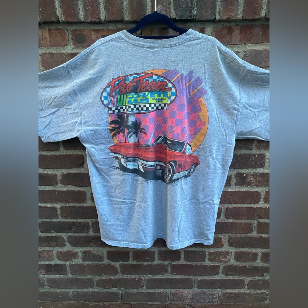 Y2K Corvette pro team shirt